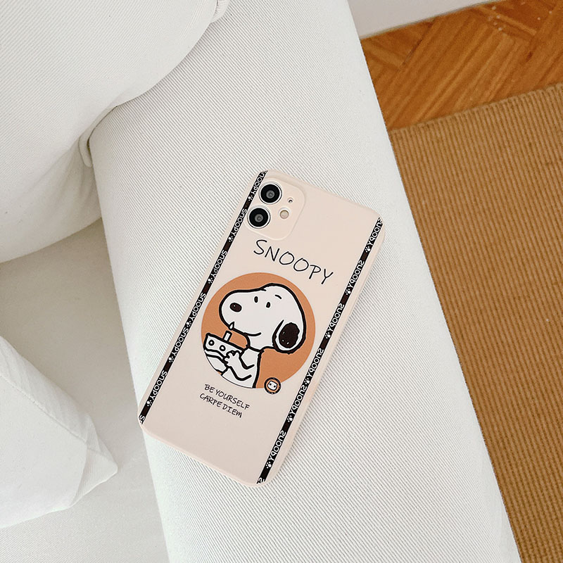 Ốp điện thoại silicon TPU in hình Snoopy cho iPhone 11ProMax X XR XSMax 7 8 Plus SE2020 12promax 12mini 13promax 13mini