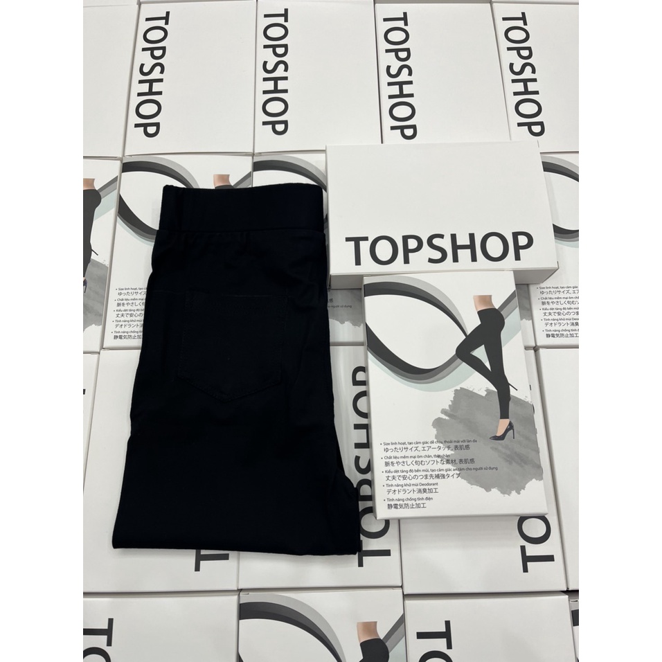 Quần Dài Legging -100% Cotton Co Dãn Loại Dày TOPSHOP