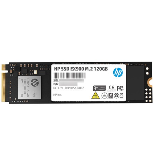 Ổ cứng SSD M.2 PCIe NVMe HP EX900 120GB 250GB 500GB 1TB - bảo hành 3 năm