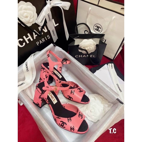 Sandal cao gót CN  chữ new fullbox