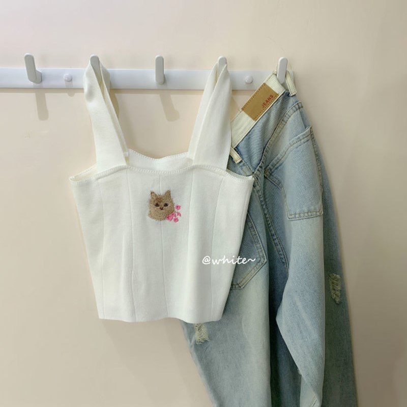 Áo Thun Dệt Kim Thiết Kế Đơn Giản Thời Trang 6 Màu Lựa Chọn