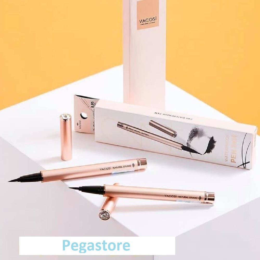 Kẻ mắt nước VACOSI 24H WATERPROOF (ROSE GOLD) - chì kẻ mắt không trôi