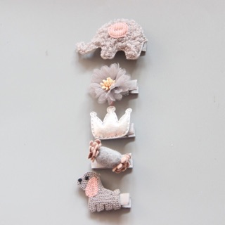 Set 5 kẹp tóc bé gái (nhiều mẫu)