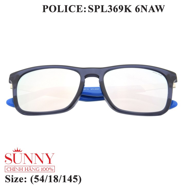 Kính mát chính hãng Police SPL369K màu sắc thời trang, thiết kế dễ đeo bảo vệ mắt