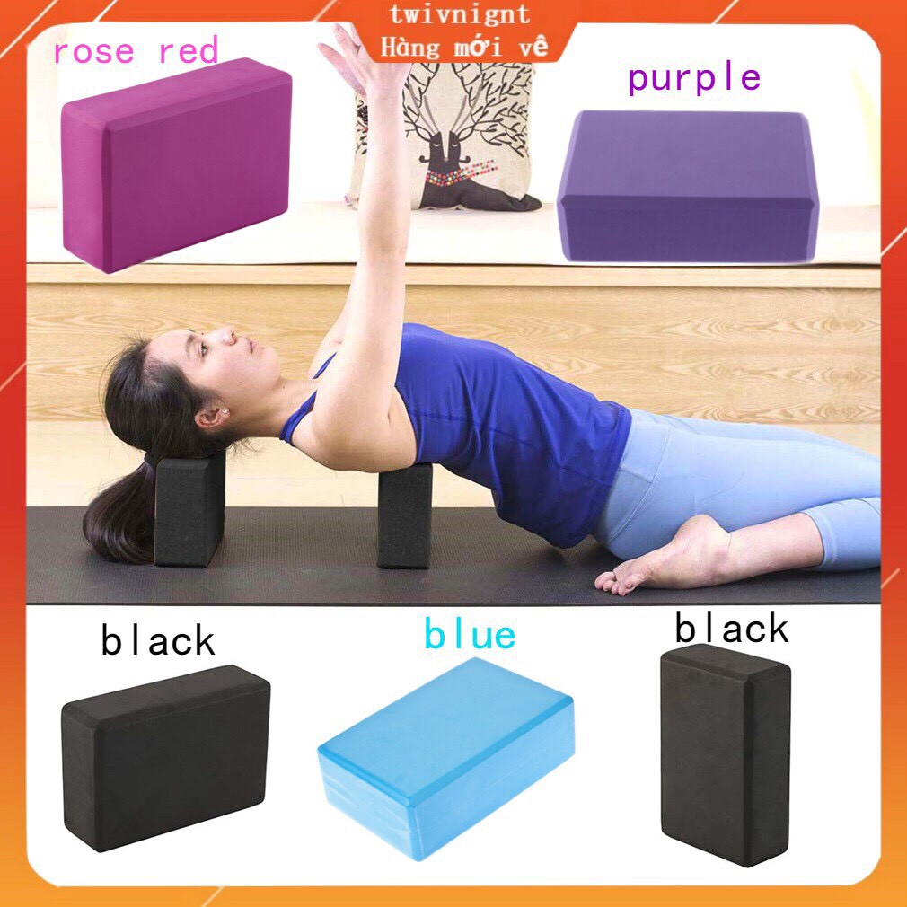 Gạch tập Yoga cao cấp EVA Cứng gấp 3 lần loại gạch tập thông thường G002