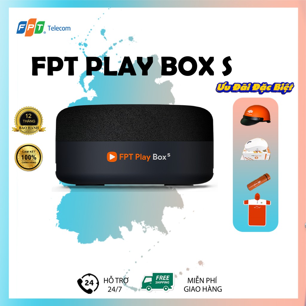 Đầu thu truyền hình kỹ thuật số FPT PlayBox 2021 - T590 - Tivi Box - Hệ điều hành AndroidTV 10 - Bảo Hành 1 Năm