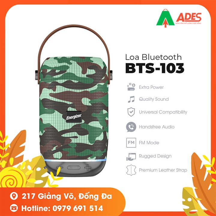 Loa Bluetooth Energizer BTS103 - Bảo Hành Chính Hãng 2 Năm