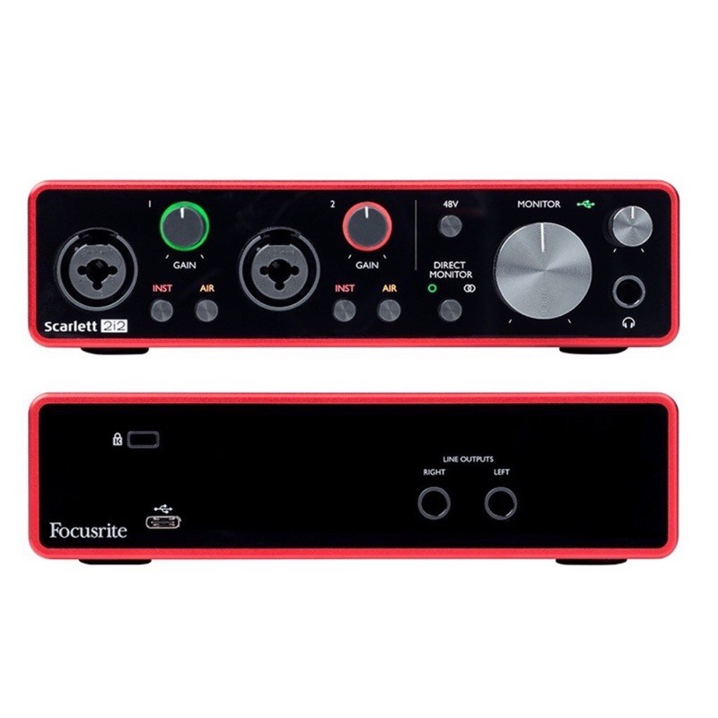 Soundcard thu âm Scarlett 2i2 Gen 3
