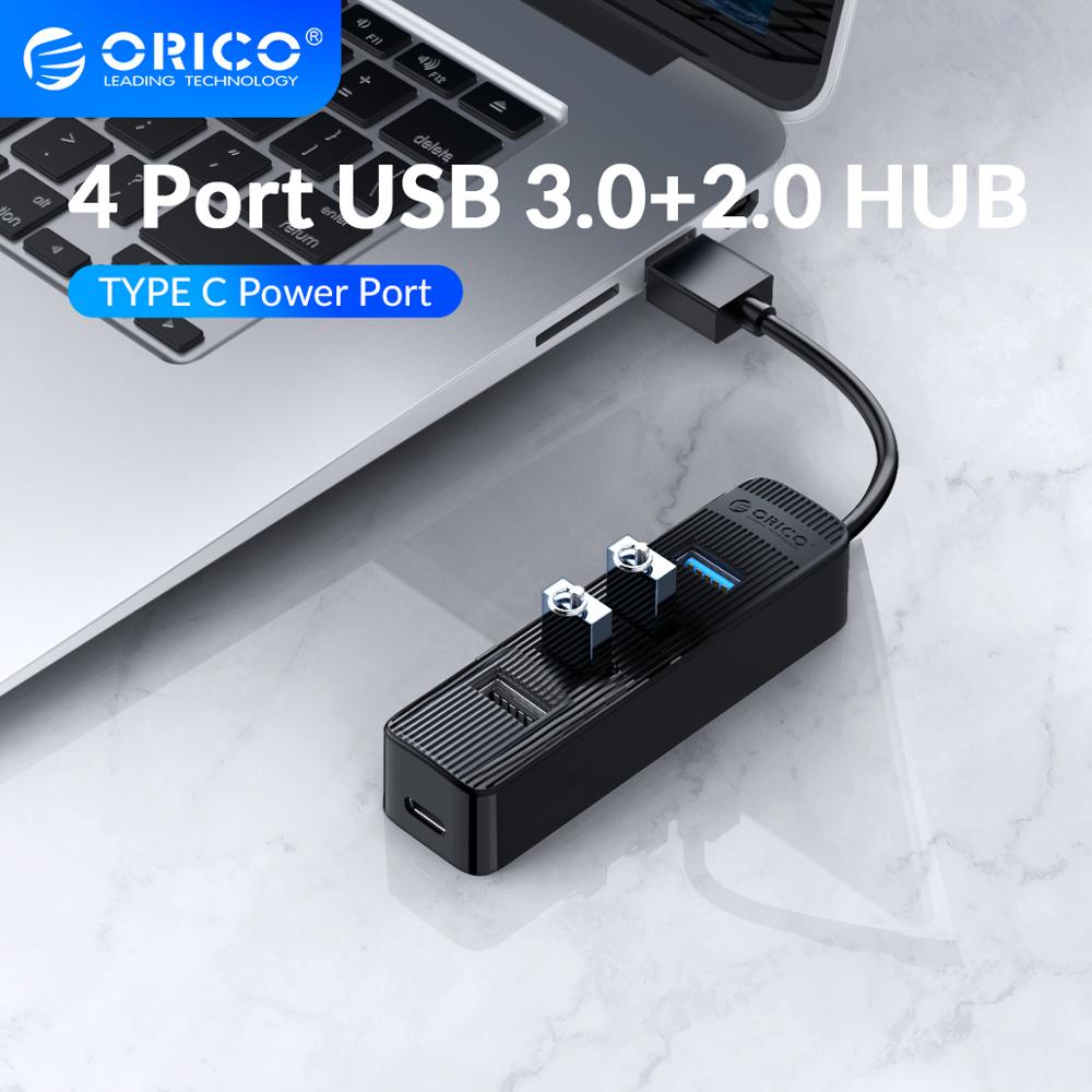 HUB Orico TWU32-4A 4 cổng cắm USB 3 0 + 2.0 cổng nguồn Type C tốc độ cao chuyên dụng cho máy tính PC | WebRaoVat - webraovat.net.vn