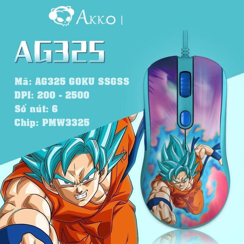 Chuột chơi game AKKO AG325 Dragon Ball Super - Hàng chính hãng