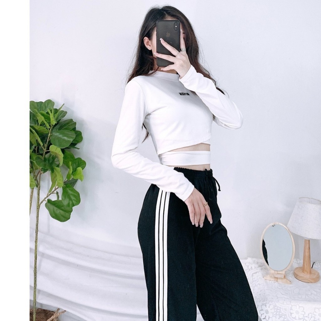 [Mã FAMARAL1 giảm 10K đơn 50K] Quần jogger nữ thể thao 3 sọc cá tính rộng đẹp suông bigsize chất da cá T18 STORE QJ11