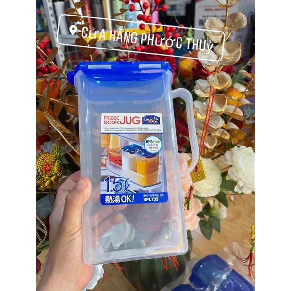 Ca nước nhựa lock&lock 1.5 lít