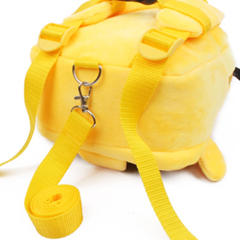 Ba Lô Lông Nhung Hình Thú Hoạt Hình Có Dây Dắt Chống Lạc An Toàn Cho Bé