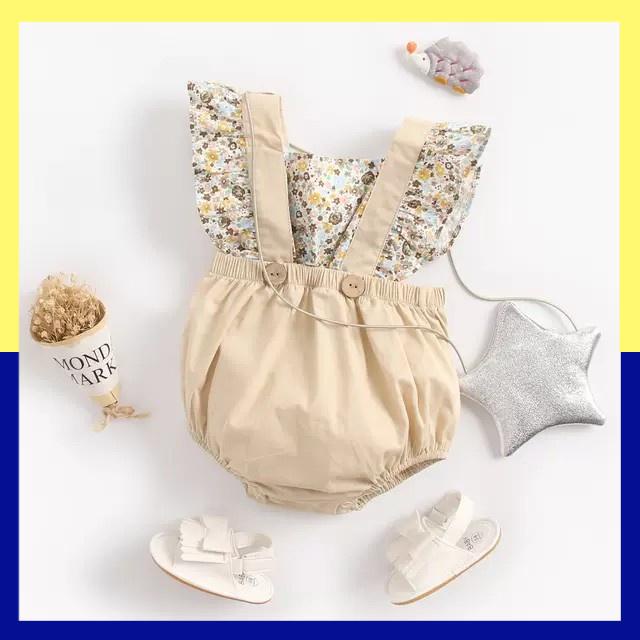 Body Yếm Hoa Cho Bé Gái Siêu Dễ Thương  Hàng Quảng Châu Chất Siêu Đẹp Mềm Mát - Tiny Kids