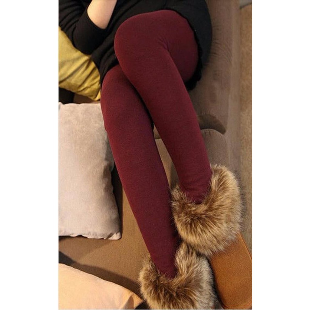 Combo 3 cái quần legging đen-xanh đen-xám thun ôm nữ tôn dáng