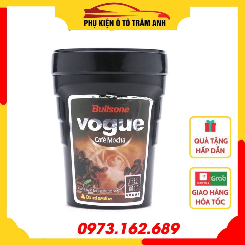 Bộ 2 Cốc Sáp Cafe Mocha Sáp Cafe Trên Xe Hơi Nước Hoa Ô Tô Mùi Cực Thơm Không Gây Hắc Khó Chịu