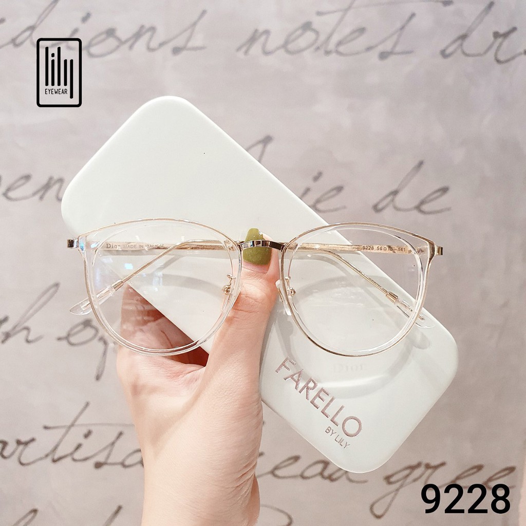 Gọng kính cận thời trang kim loại Di9228 Lilyeyewear