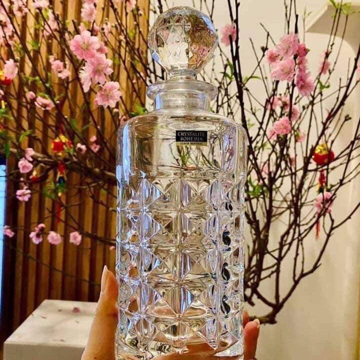 Set Bình Kèm 6 Cốc Bohemia Diamond