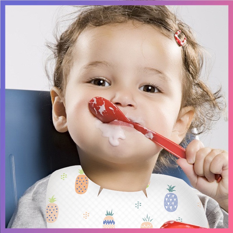 Khăn Yếm Dùng 1 Lần Chống Nước/Chống Dầu Dùng Một Lần Cho Bé