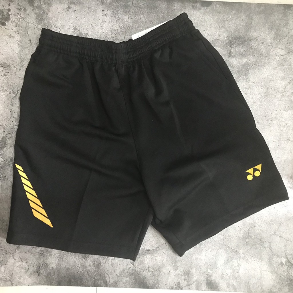 Quần bóng chuyền nam nữ Yonex màu đen, quần short nam nữ