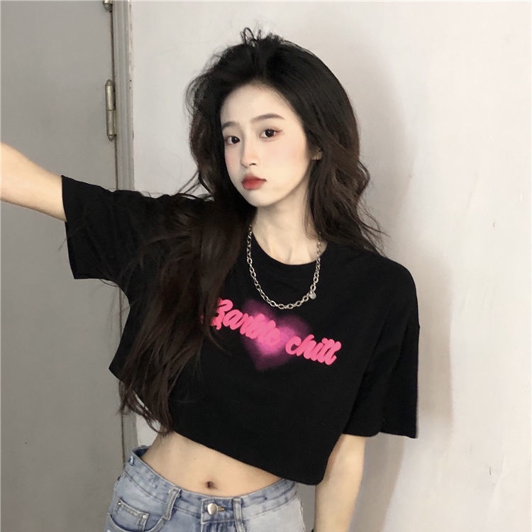 Áo Thun Croptop Tay Ngắn Dễ Phối Đồ Thời Trang Cho Nữ WT-TX-450