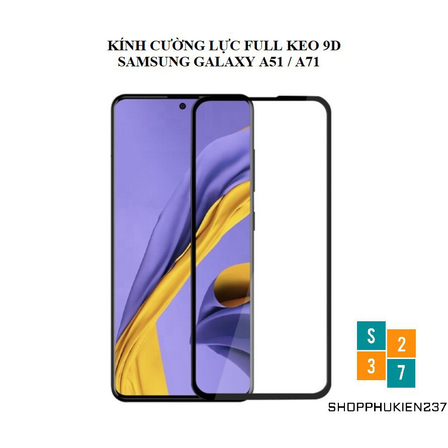Kính Cường Lực SamSung A51 A71 9D Full Màn