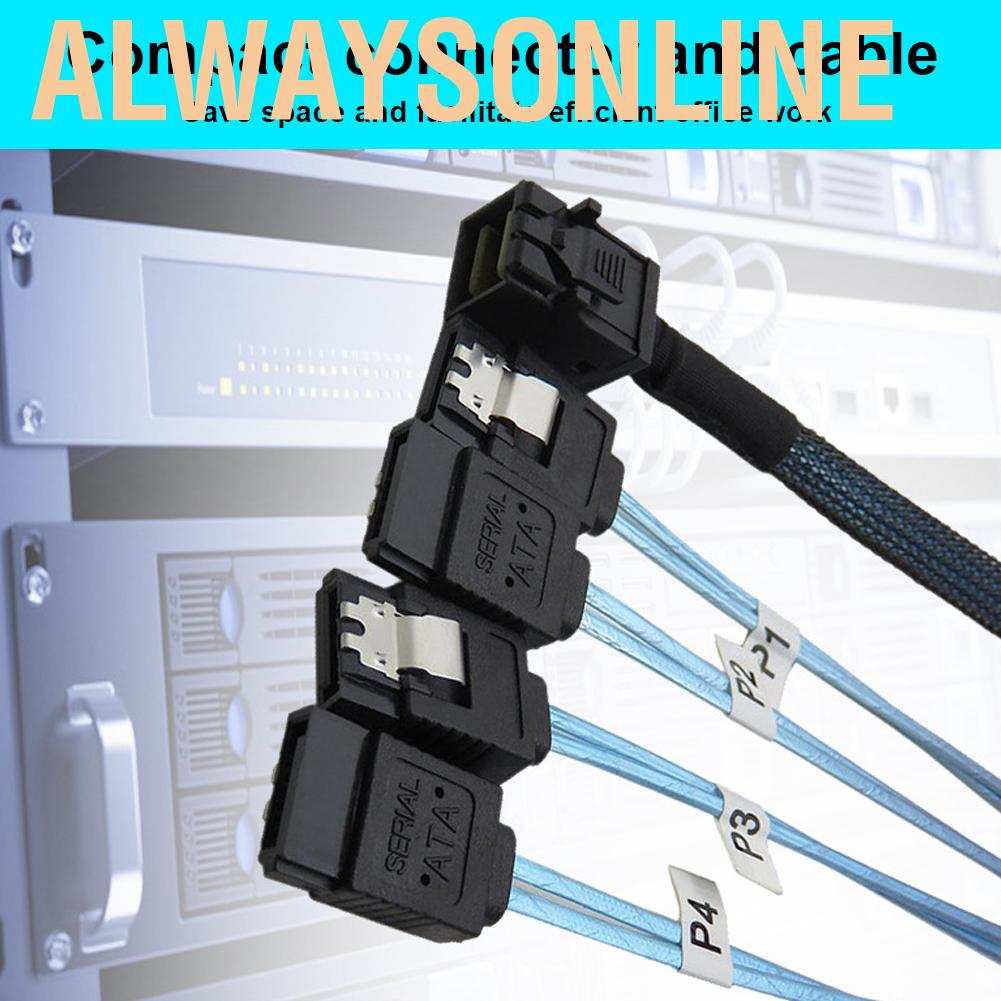 Dây Cáp Kết Nối Ổ Cứng Mini SAS Giao Diện HD 36P SFF-8643 Sang SATA 7Pinx4 | BigBuy360 - bigbuy360.vn