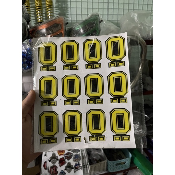 Tem Nổi Ohlins Trang Trí Xe Máy [ Giá 1 Logo ]