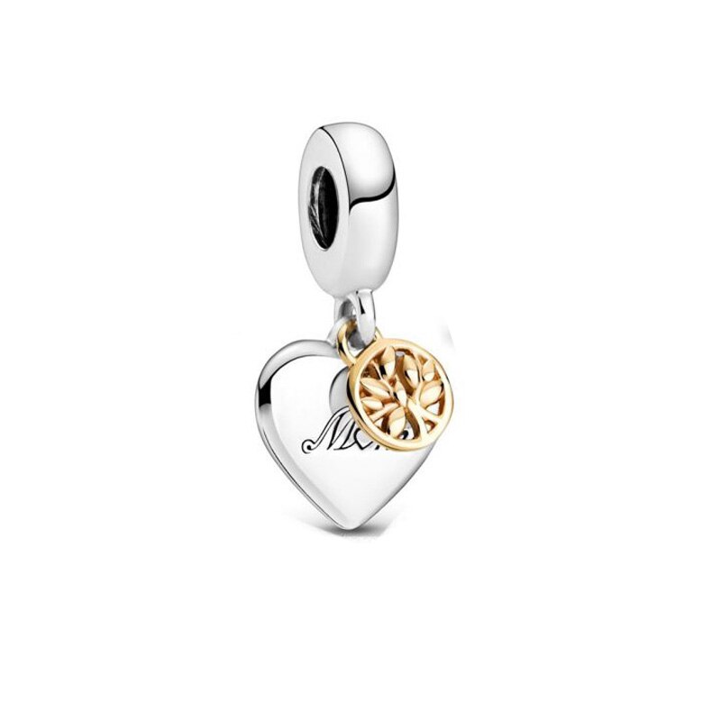 CHARMS PANDORA Trang Sức Vòng Đeo Tay Mạ Bạc 925 Thời Trang Sành Điệu Cho Nữ