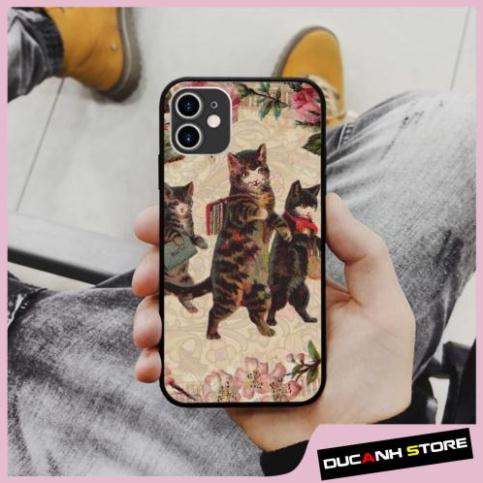 Ốp lưng iphone SAMSUNG hình Kitty Cổ Điển Mèo Cổ Mèo Hoa sang trọng đẹp  cho các dòng iPhone PAP20211068