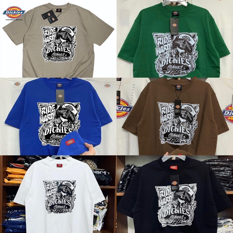 Áo phông chính hãng Dickies Nam/ Nữ (màu đen/ trắng/ nâu/ xám/ xanh/)