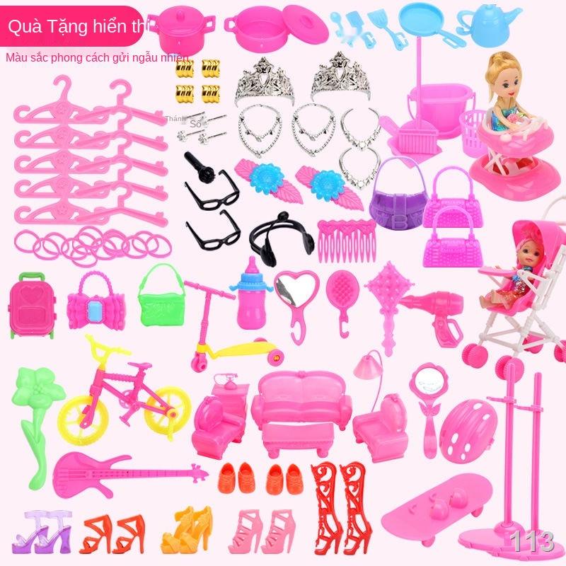 OBúp bê Barbie Bộ Hộp Quà Lớn Công Chúa Cô Gái Váy Cưới Đồ Chơi Đồ Chơi Sinh Nhật Quà Tặng Ngày Thiếu Nhi