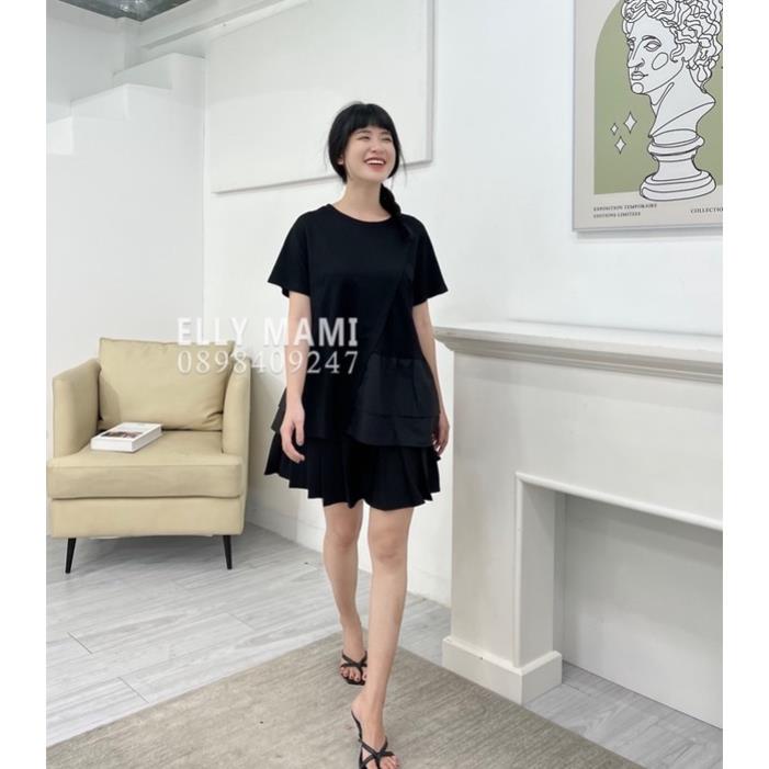 Áo Bầu , Áo Big Size Đũi pha coton vạt chéo Ly Thiết Kế Cao Cấp