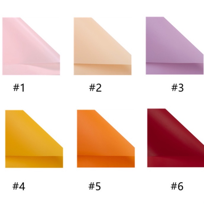 1 Giấy Gói Hoa Màu Sắc Mật Ong Dày Dặn Chống Thấm Nước