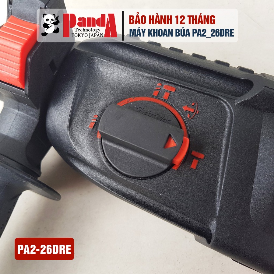 Máy khoan búa cầm tay đa năng Panda PA2_26DRE công suất 850W kèm hộp nhựa đủ bộ phụ kiện - hàng chính hãng