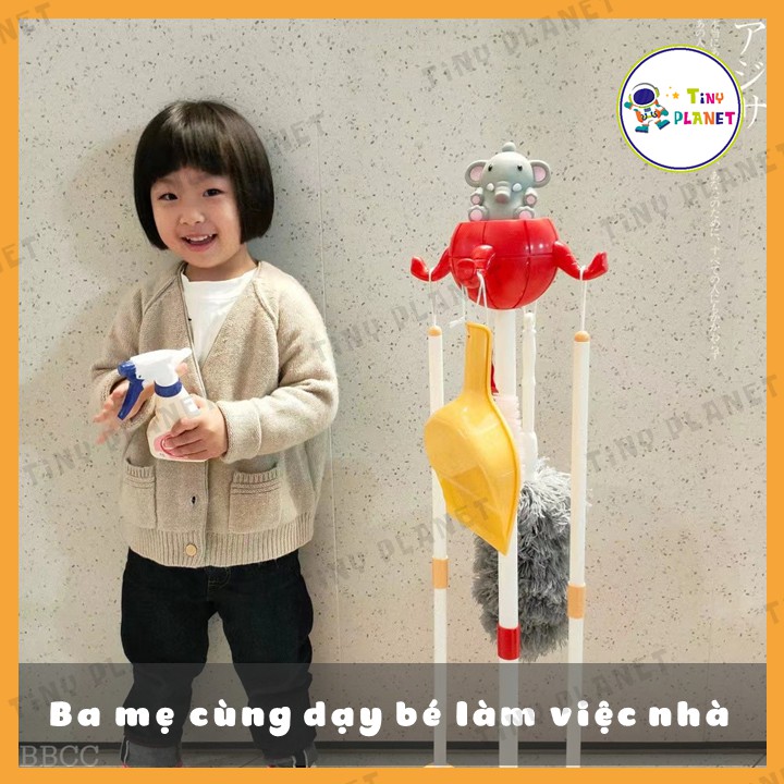 Đồ chơi lau dọn nhà cửa mini 8 dụng cụ cho bé