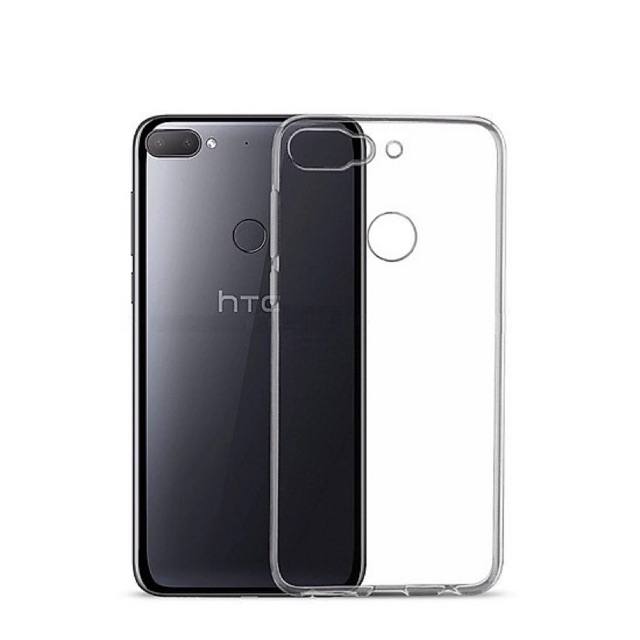 Ốp lưng Silicon trong suốt HTC D12 Plus