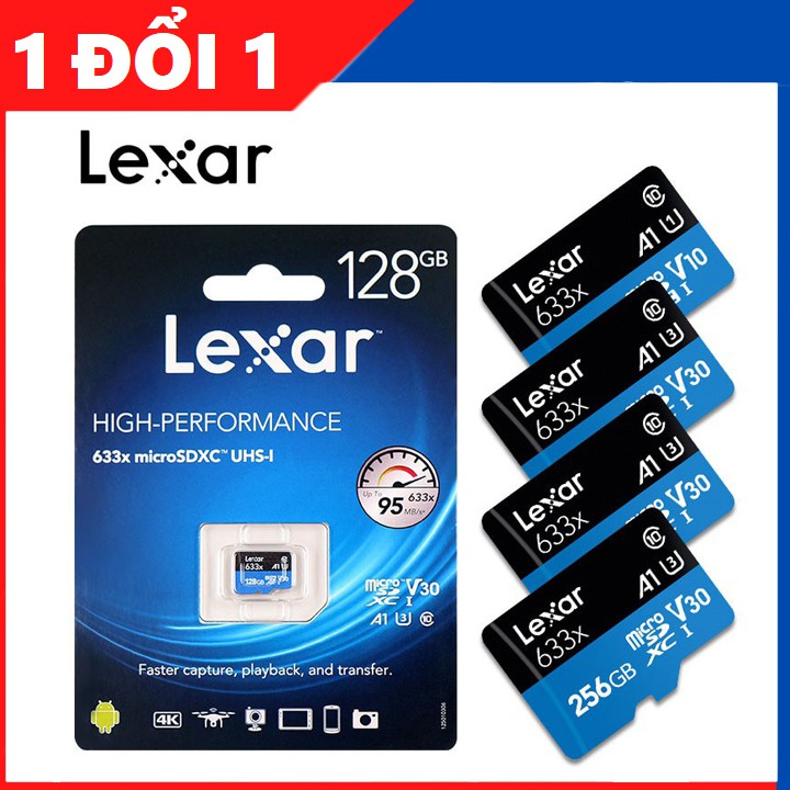 thẻ nhớ lexar 32GB , 64GB , 128GB