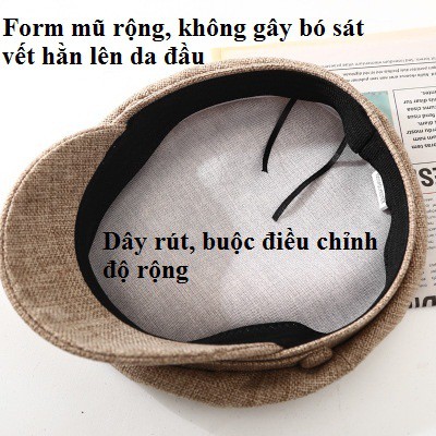 Mũ nồi nón beret LƯỠI TRAI thời trang Hàn Quốc