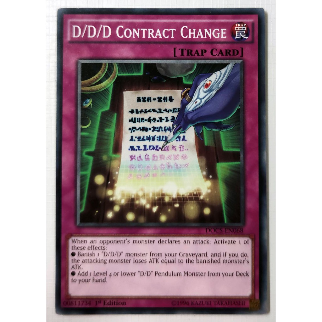 [Thẻ Yugioh] D/D/D Contract Change |EN| Common (ARC-V)