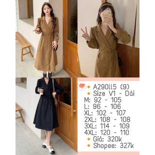 [Order] Đầm Dài Tay Ngắn Bigsize