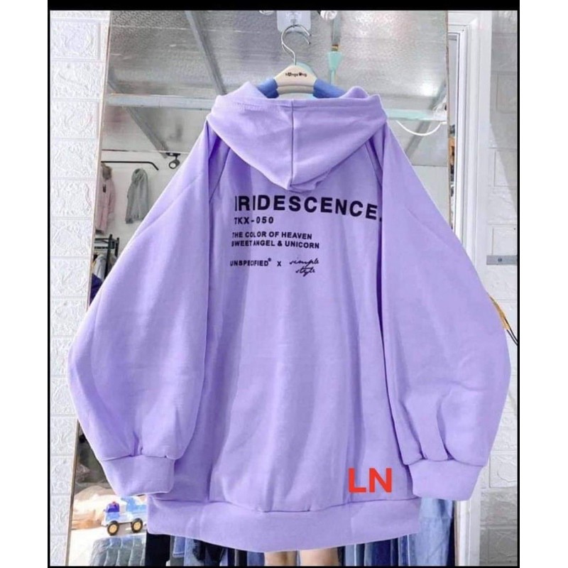 Áo hoodie nỉ chữ kí nhỏ hai mặt LN11