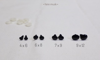 Mắt thú Oval có chốt loại đẹp (5 đôi)