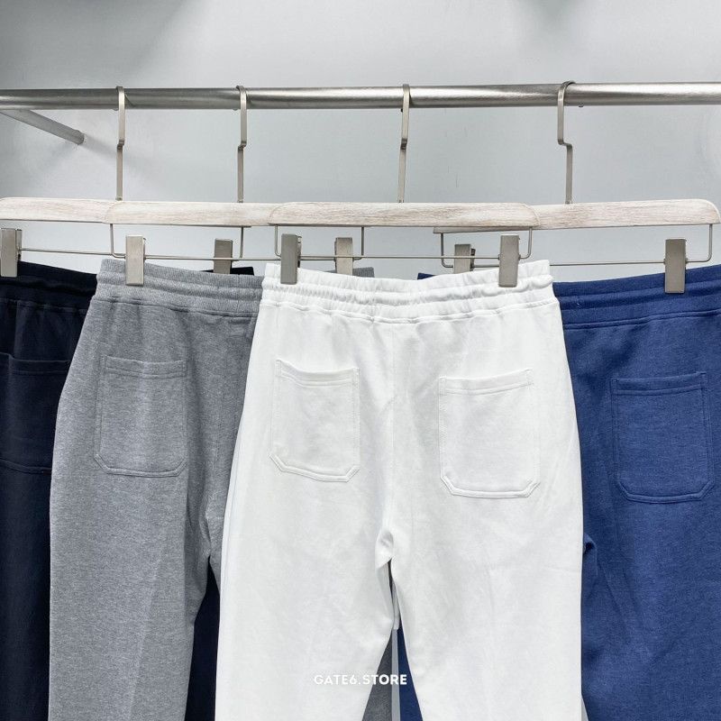 Quần jogger nỉ Nam, quần dài thể dục xếp ly cạp chun co giãn dáng lửng / cropped UN - GATE6 - 4822