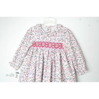 Váy smock dài tay