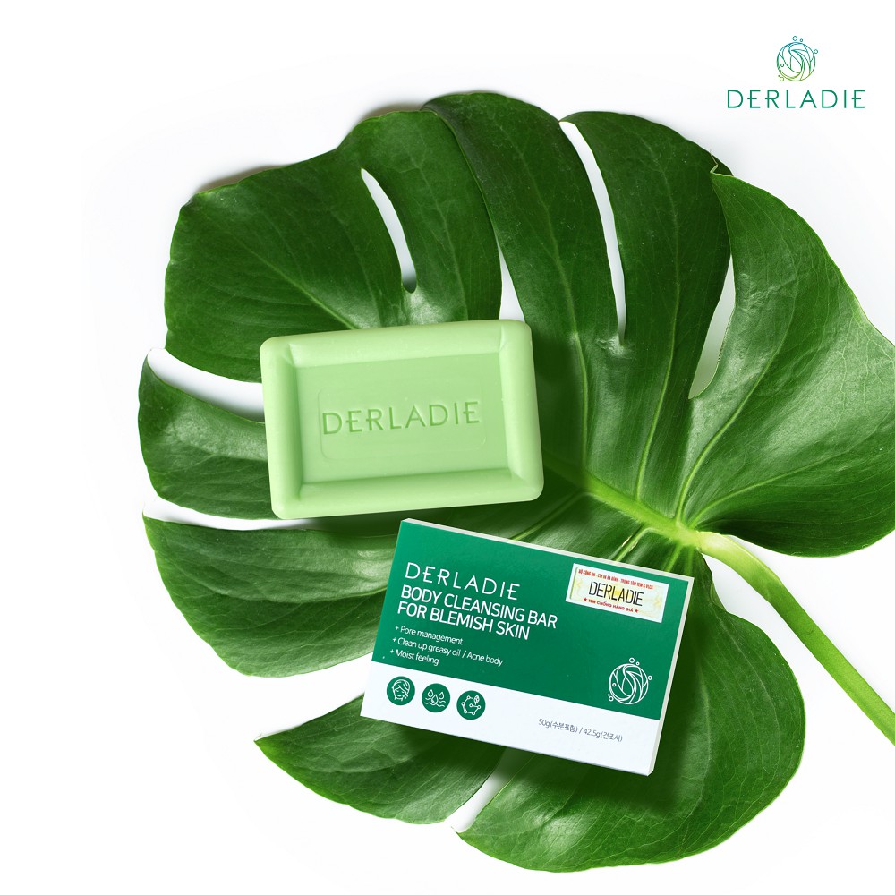 Xà Phòng Giảm Mụn Body Sau 7 Ngày Derladie Cleansing Bar For Blemish Skin 50g | BigBuy360 - bigbuy360.vn