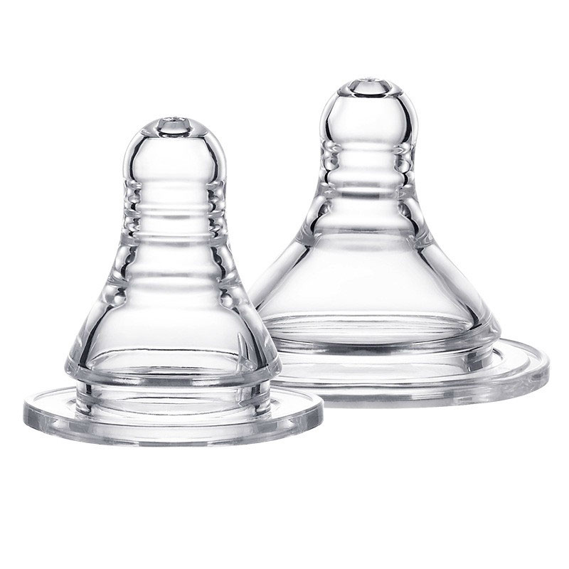 Núm Vú Giả Cho Bé Uống Sữa Chống Đổ Tiện Dụng