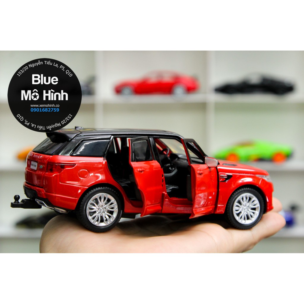 Blue mô hình | Xe mô hình Range Rover Sport SUV mở hết cửa 1:32