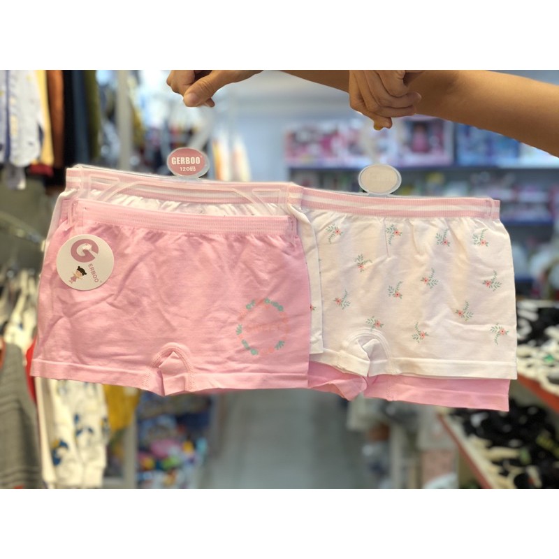 Set 2c quần chip đùi bé gái hãng Gerboo xịn xò