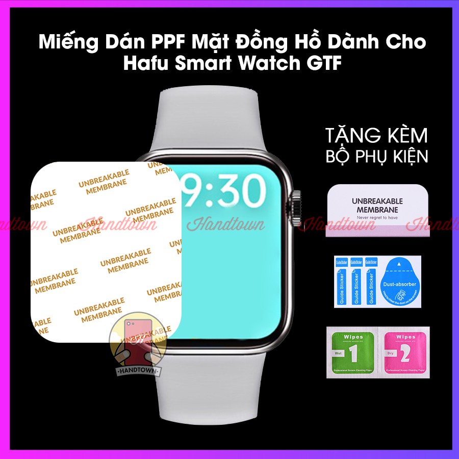 Miếng Dán Màn Hình PPF NTPU HAFU Smartwatch GTF FM08 Kính Cường Lực Dẻo Đồng hồ thông minh Chống Trầy Xước Chống Va Đập